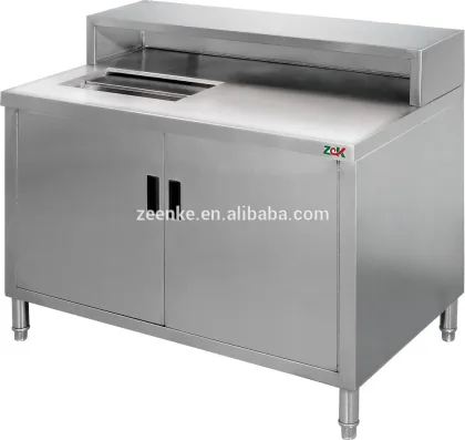 Refrigeration ice storage cabinet