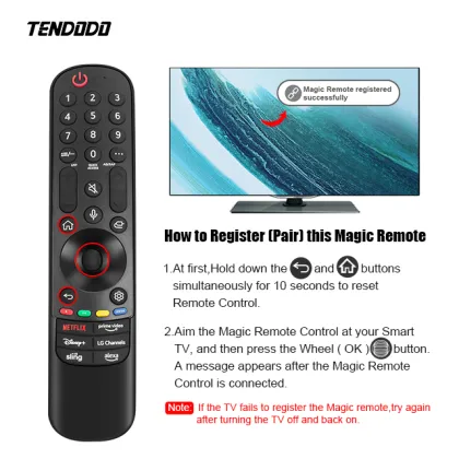 MR23GA Voice Magic LG TV Remote Control - Compatible with All LG Smart TVs