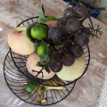 Cesta de frutas de doble embudo