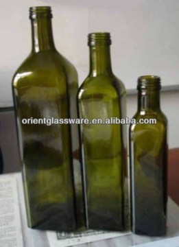 500ml 750ml 1000ml square glass olive oil bottle