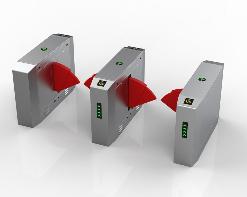 Pedestrian Flap Electronic Turnstile Barrier Gate