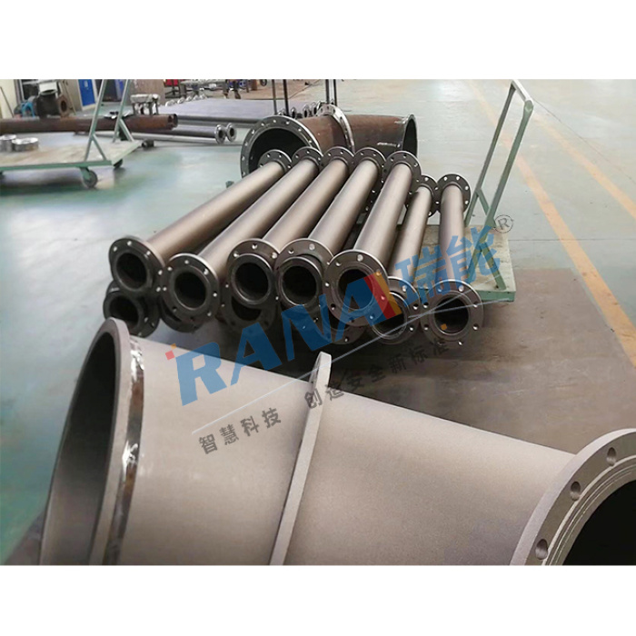 Труба са сталёвай футроўкай PTFE для паветраводаў хімічных рэчываў