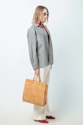 Women Long sleeves Grey Shirts