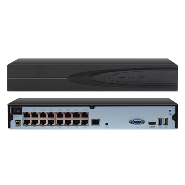 Seetong Hot 16 Channel NVR Kit with POE Support for Remote Cloud and IPC Upgrade, H.265/H.264