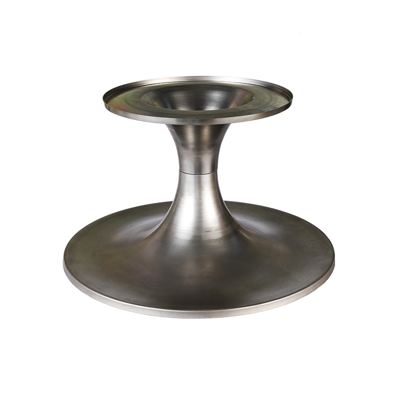 Base tavolo da pranzo in metallo in acciaio inossidabile base