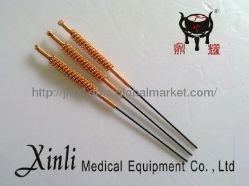 fire acupuncture needle flat-headed