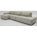 Single sofa without armrests