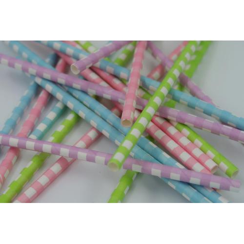 Biodegradable Paper Straws Paper Straw with Design For Drink Manufactory