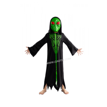 Costumes d&#39;Halloween Design Alien avec masque pour animaux de compagnie