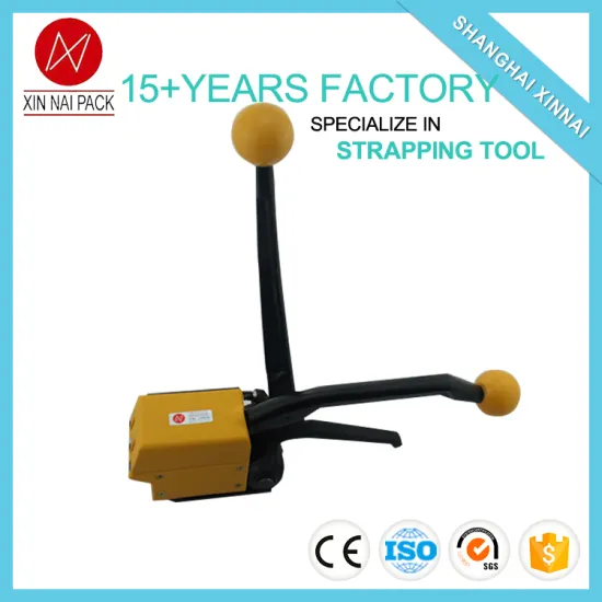 A333 manual sealless steel strapping tool,packing machine for 13-19mm steel strap