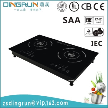 3600W CB CE SAA 2 BURNNER touch double stove INDUCTION COOKER DR360-SL-02