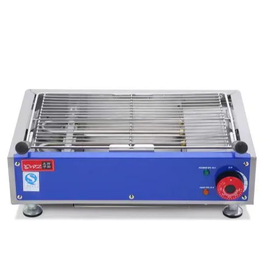 Electric Smokeless BBQ Grill for Restaurants and Kitchens - Hot Commercial Electric Grill for Sale