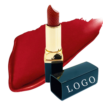 Custom Waterproof Red Lipstick Private Label - High Quality Gold Lipstick Tube