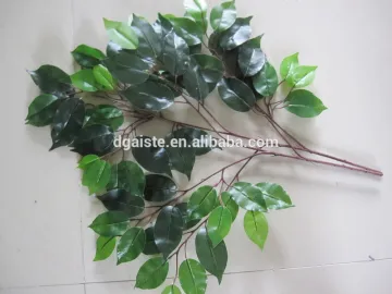 2017factory price hot sale artificial leaf artificial banyan leaves