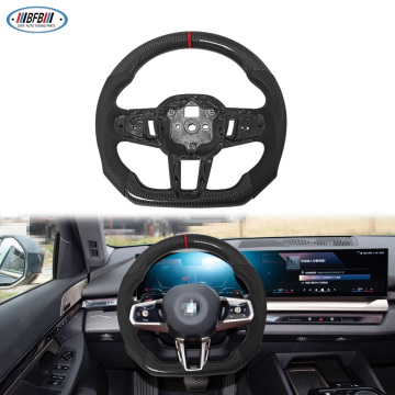 Customized Carbon Fiber Steering Wheel for BMW G60/G70/I7/I5 2024+