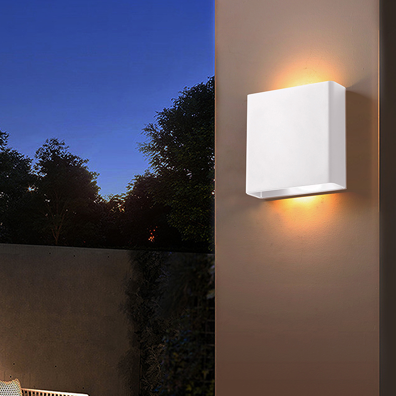 Lámpara de pared elegante de la pared al aire libre IP55 aluminio