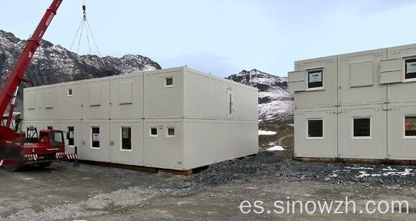 Área de Construcción Temporal Container Camp