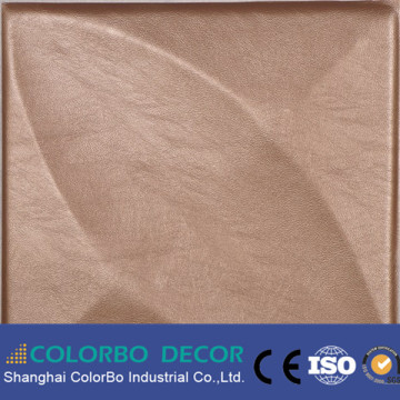 carved 3D leather soundproof panel