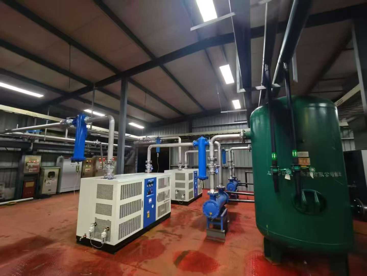 Line-frequency air compressors