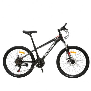 Béloche MTB 26 "24" avec cadre en acier à 21 vitesses, fourche de suspension, frein à disque - FY-B21S