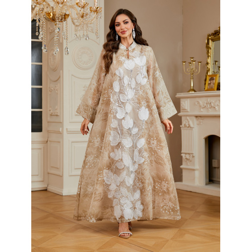 لباس گلدار Abaya Jalabiya برای زنان