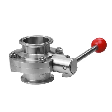 food grade stainless steel butterfly valve