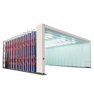 Best Price Customized Auto Open Face Retractable Portable Telescopic Paint Booth for Large Work Pieces