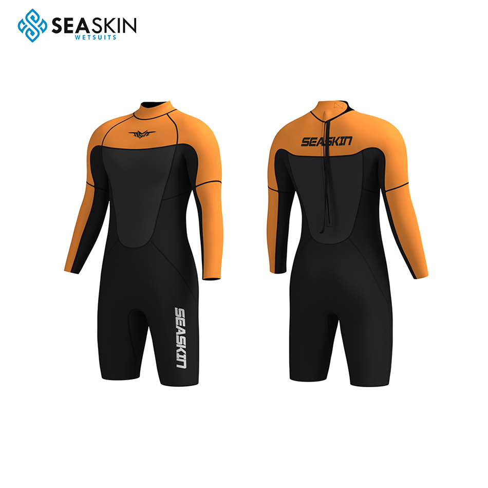 Seaskin 2mm Neoprene 남자의 긴 소매 스프링복 wetsuit