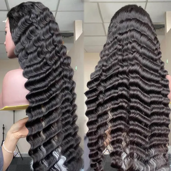 13 By 6 Hd Transparent Loose Wave Lace Front Wigs For Black Women 30 36 40 Inch Loose Curly Wave Virgin Human Hair Wig Curl Wig