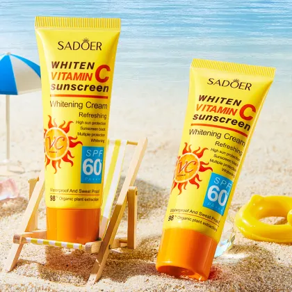High-Quality UVA & UVB Protection: Whitening Sunscreen Foundation & Moisturizing Sun Cream