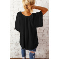 Summer V-neck top Chiffon shirt