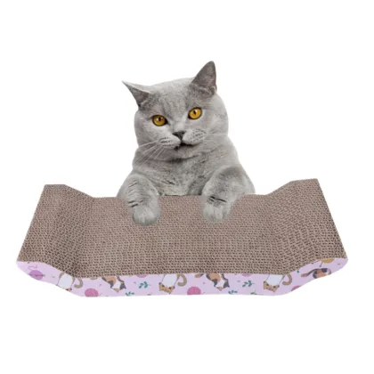 Modern Sustainable Cat Scratch Board Corrugated Paper Pet Claw Scratch Toy