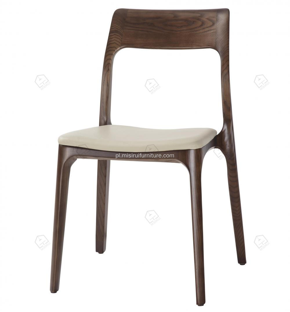 Designerskie krzesła z poduszki bez drewna bez drewna