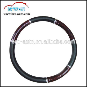 2015 new hot sell economical universal pu 42cm glow in the dark steering wheel cover