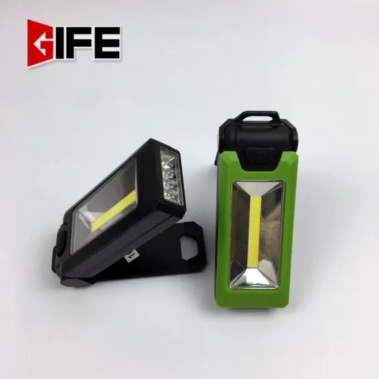 Magnetic Emergency 3W ABS Plastic COB LED Portable Folding Work Lamp
