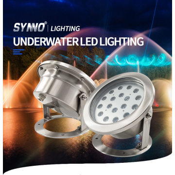 IP68 dmx control underwater fountain rgb led lighting