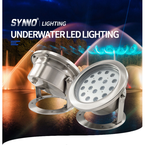IP68 DMX Control a víz alatti szökőkút RGB LED világítás