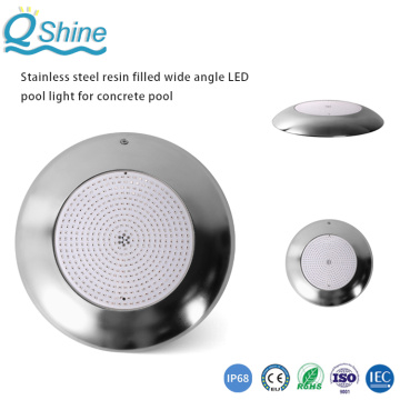 stainless steel led pool lights for concrete pool