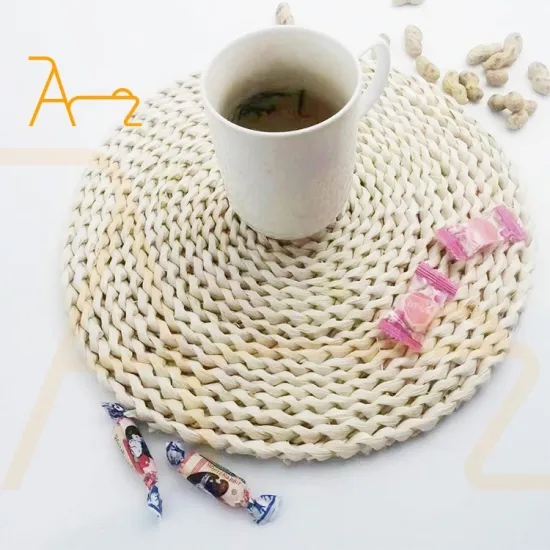 Wholesale Natural Corn Fur Placemats: Handmade, Insulated Coasters for Dining - Heat Resistant Plate Mats