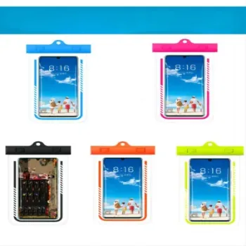 TPU Sensitive Touch Control Leisure Seal Transparent Waterproof Mobile Phone Pouch