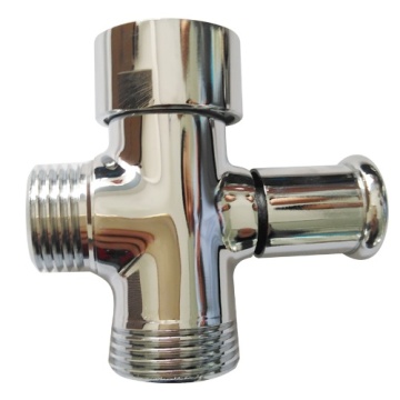 FY100A 1/2\" X 3/4\" Brass 3-Way Diverter Valve for Bath Shower Faucet
