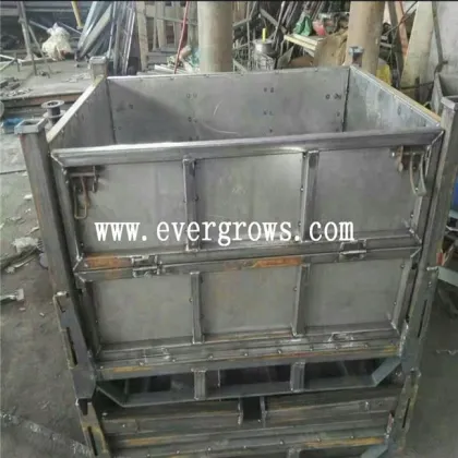 Business Industrial Collapsible Car Accessories Motor Parts Metal Transport Storage Container