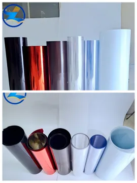 Customized colored PET rolls sheets for Packaging