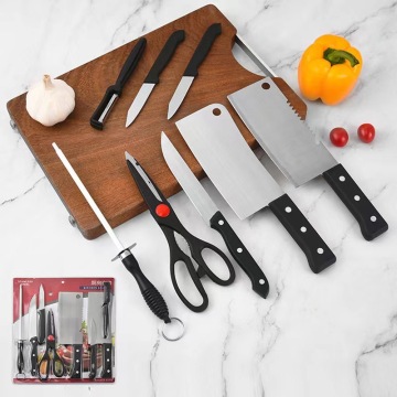 Stainless Steel Kitchen Knife Set - 4-Piece or 8-Piece Business Knife Set with Double-sided Suction