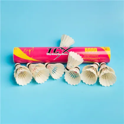 TCX6000 Badminton Shuttlecock - Nice Goose Feather for Training