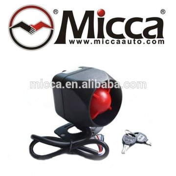 Car alarm siren with backup battery, vehicle horn, speaker