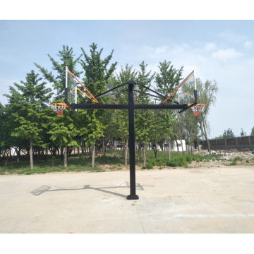 Petrel Style Fixed Single Arm Basketball Hoops