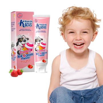 Ready-to-Ship Organic Children's Toothpaste with Strawberry Flavor for Kids