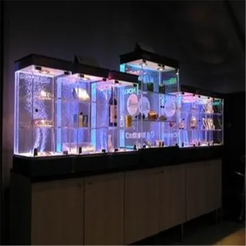 Shenzhen factory directly acrylic wine glass display cabinet