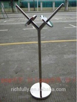 Store Stainless Steel double-end Plastic Package Bag Holder seat Rack